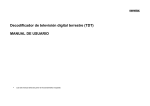 Decodificador de televisión digital terrestre (TDT