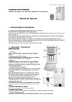 HOMEGUARD MS8000. Manual de Usuario