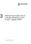 Manual de usuario de la cámara UltraView UVC- 6120