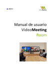 Manual de usuario VideoMeeting Room