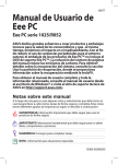 Manual de Usuario de Eee PC