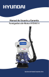 Manual de Usuario y Garantia Fumigadora de Motor HYD4514