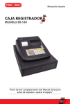 Manual de usuario - Caja registradora ER-380