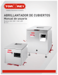 Manual de usuario Abrillantador de cubiertos