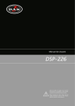 Manual de Usuario DSP-226 - DAS Audio