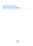 Guía del usuario del Nokia 5700 XpressMusic