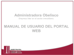 Manual del Sitio Web - Consorcio