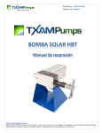 Manual de Reparacion Bomba Solar HBT