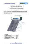 MANUAL DE USUARIO - CIR | Acondicionamiento Térmico