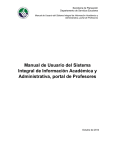 Manual de Usuario del Sistema Integral de Información Académica