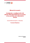 Manual de usuario Instalación y configuración del cliente VPN