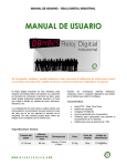 Manual de Usuario Reloj Digital