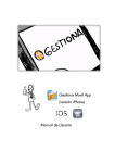 Gestiona Movil App (versión iPhone) Manual de Usuario