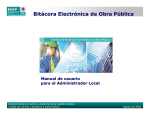 Bitácora Electrónica de Obra Pública