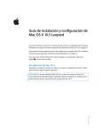 Guía de instalación y configuración de Mac OS X 10.5 Leopard