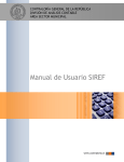 Manual de Usuario SIREF - Contraloría General de la República