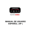 MANUAL DE USUARIO ESPAÑOL ( SP )