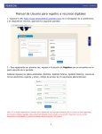 Manual de Usuario para registro a recursos digitales
