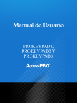 Manual de Usuario PROKEYPAD