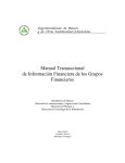 Manual Transaccional de Información Financiera de los Grupos