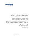 Manual de Usuario para servicios de HCM