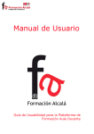 Manual de Usuario - Formación Alcalá