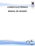 CORREO ELECTRÓNICO MANUAL DE USUARIO