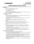 6128RF-ESP INSTRUCCIONES DE INSTALACIÓN