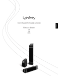 infinity classia™ sistemas de altavoces manual de usuario