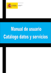 Manual de usuario de Catálogo de metadatos