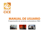 Manual de usuario - Servicios Portal CICE