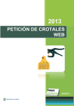 PETICIÓN DE CROTALES WEB