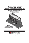 Manual SunSaver MPPT Operadores