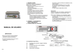 Manual de usuario balanza industrial compacta serie JC