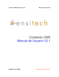 Contendo CMS Manual de Usuario V2.1