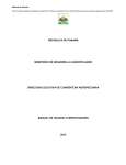 Manual - Ministerio de Desarrollo Agropecuario