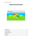 Manual de usuario del Sitel