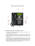 Manual de usuario del equipo telefónico 1608 IP