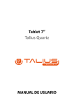 Tablet 7” Talius Quartz