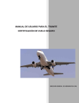 manual de usuario para el trámite certificación de vuelo seguro