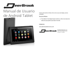Manual de Usuario de Android Tablet