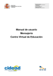 Manual de usuario Mensajería Centro Virtual de Educación