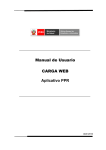 Manual de Usuario CARGA WEB Aplicativo PPR
