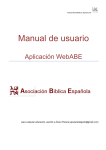 Manual de usuario - Asociación Bíblica Española