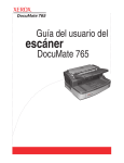 Guía del usuario del escáner DocuMate 765