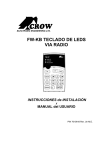FW-KB TECLADO DE LEDS VIA RADIO