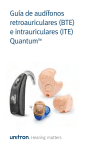 Guía de audífonos retroauriculares (BTE) e intrauriculares