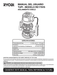 MANUAL DEL USUARIO TUPI - MODELO RE170VS