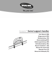 Invacare®Swivel support handles