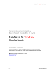 Manual del Usuario - SQLGate for SQL Server